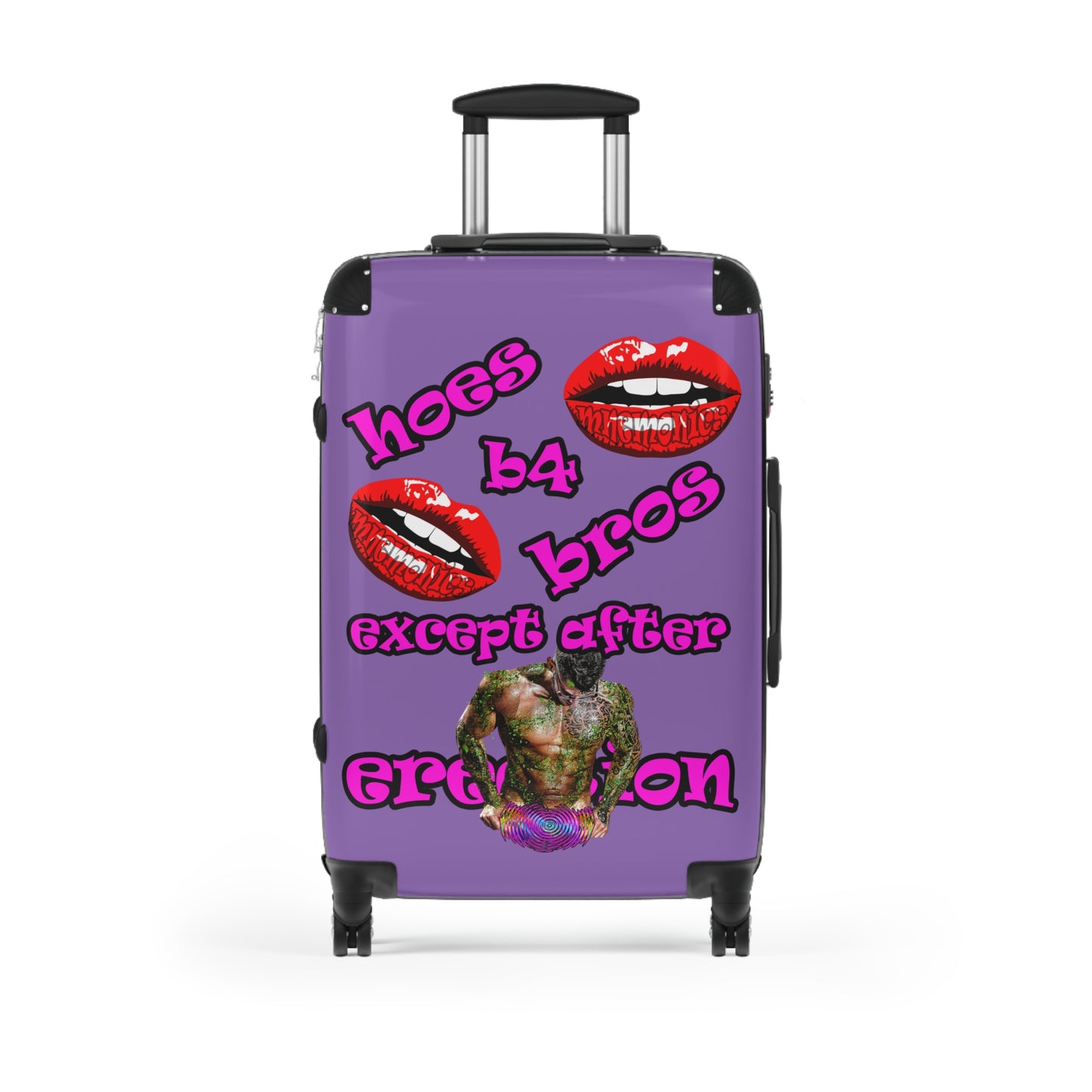 hoes b4 bros - Suitcase (light purple)