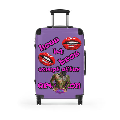 hoes b4 bros - Suitcase (light purple)