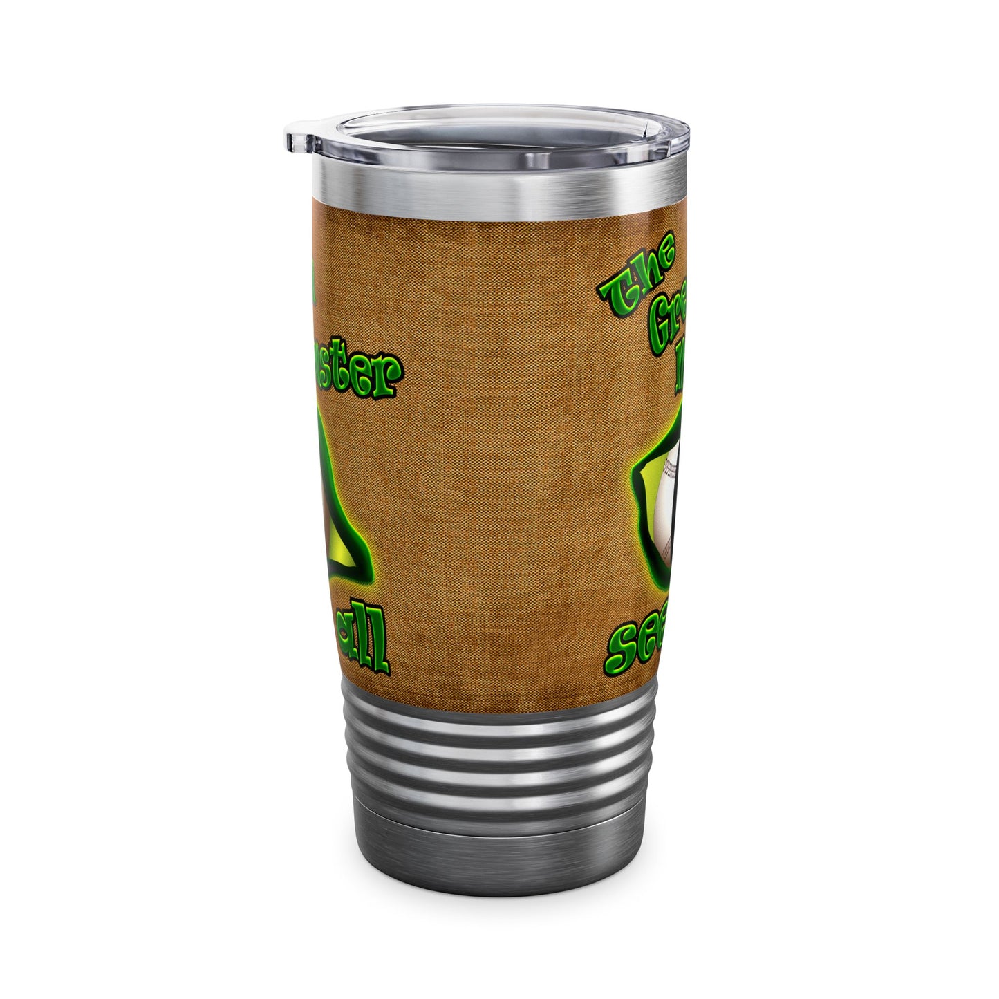 green monster - Ringneck Tumbler, 20oz (brown papyrus)