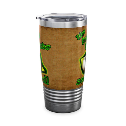 green monster - Ringneck Tumbler, 20oz (brown papyrus)