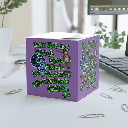 og - note cube (light purple)