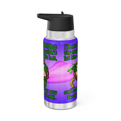 turtle race - Gator Tumbler, 32oz  (purple-pink wave)