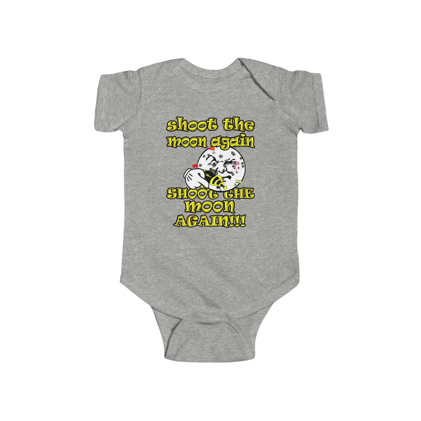 shoot the moon again - Infant Fine Jersey Bodysuit