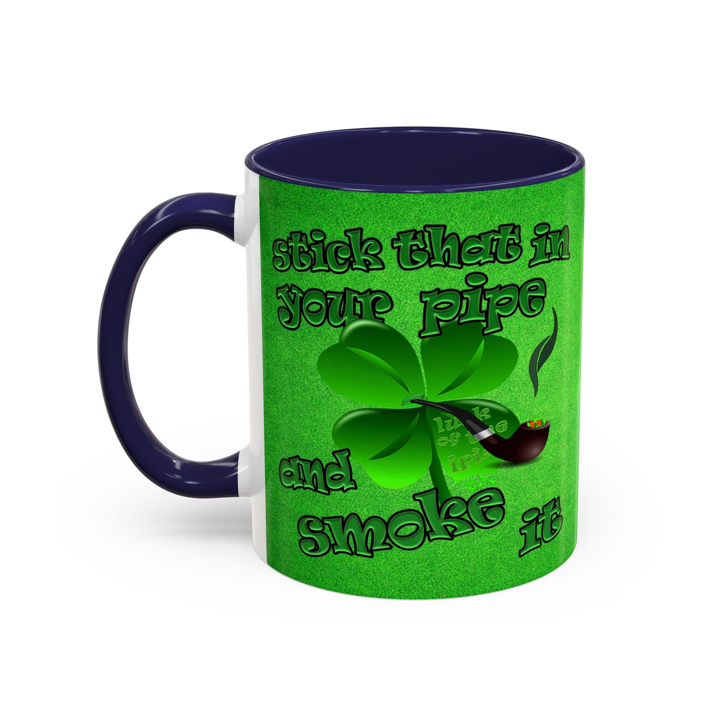 celtics logo - Accent Mug (green turf)