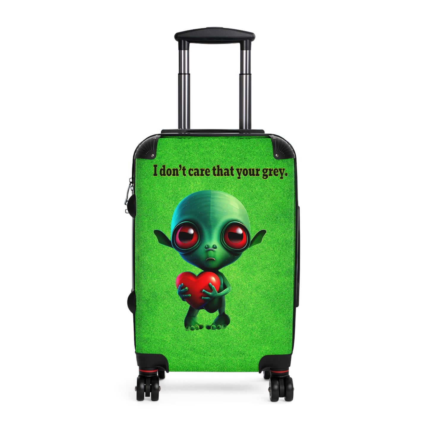 I don't care that your grey - Suitcase (green turf)