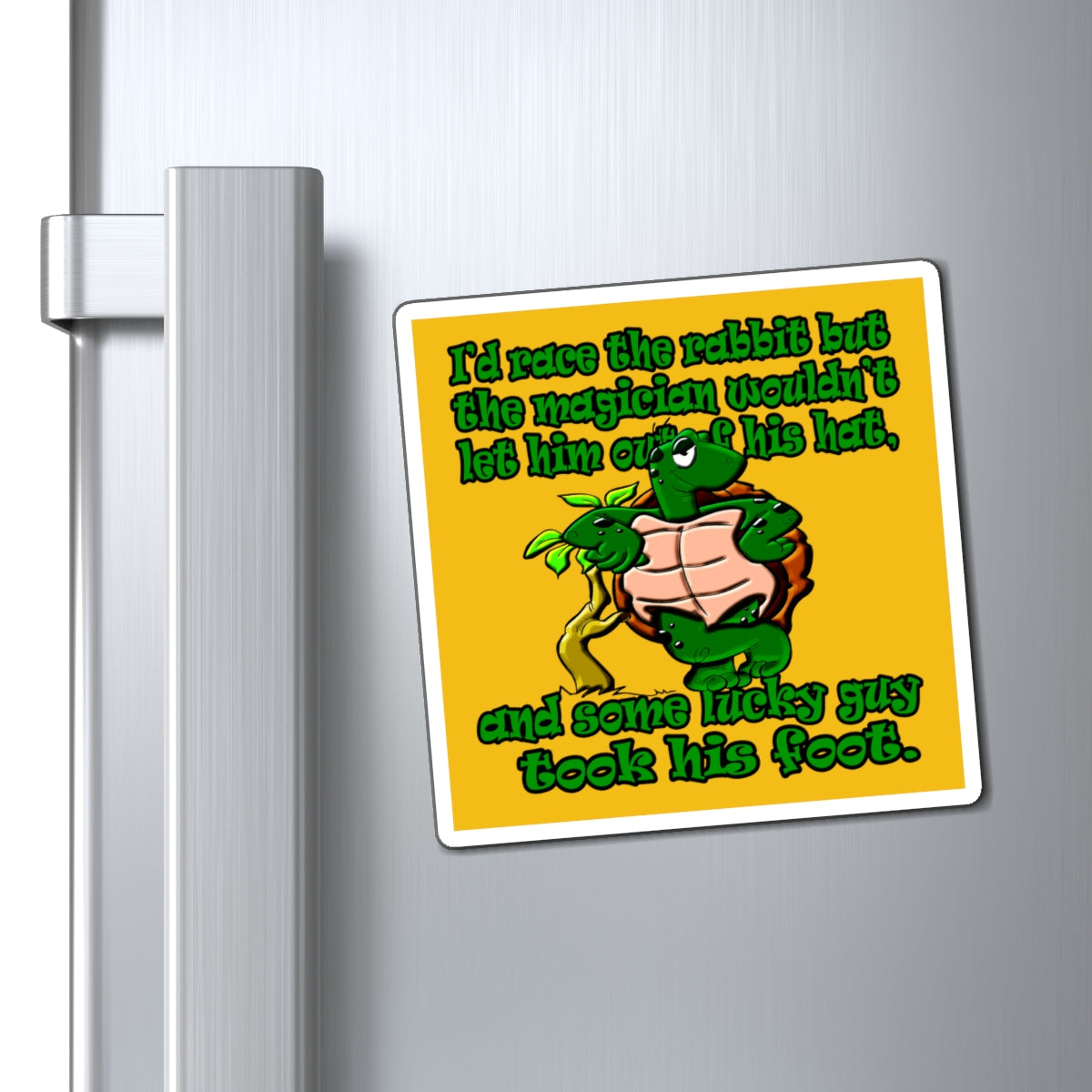 turtle race - Magnets - (yellow)
