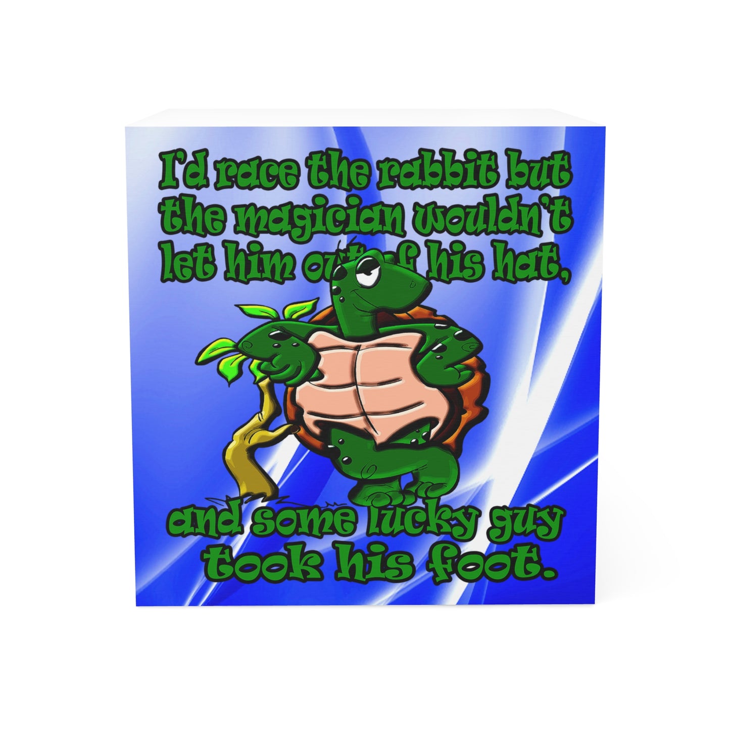turtle race - note cube (blue-white wave)