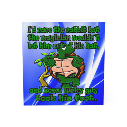 turtle race - note cube (blue-white wave)