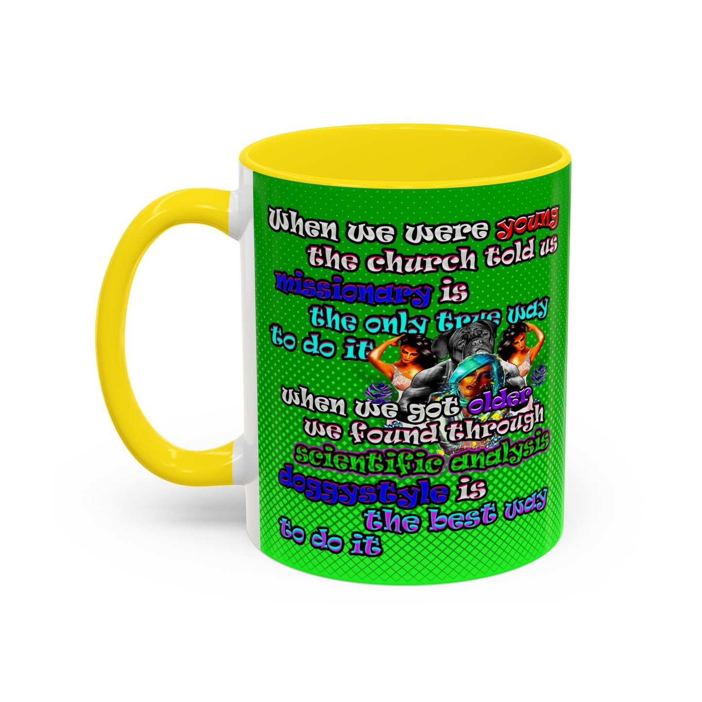doggystyle - Accent Mug (logo green)