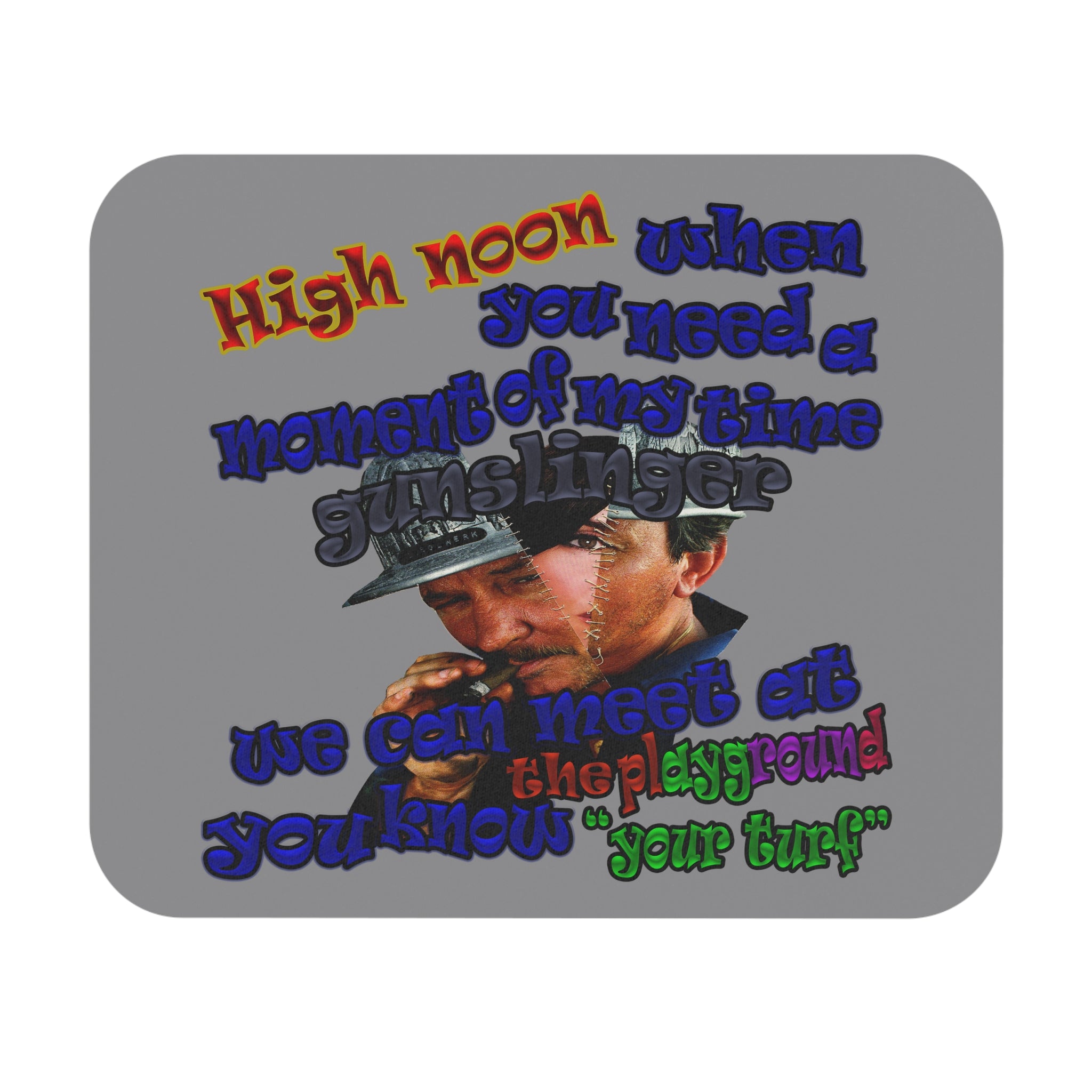 high noon - Mouse Pad (Rectangle) (grey)
