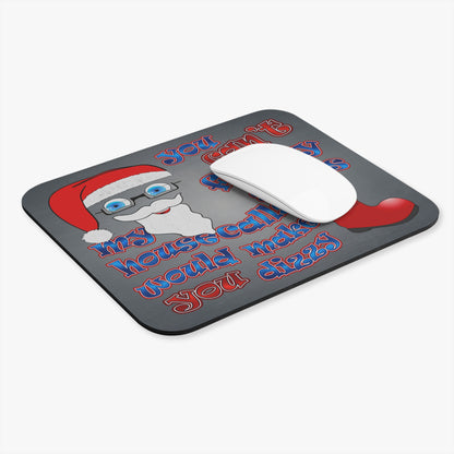 santa's shoes - Mouse Pad (Rectangle) (grey-light grey)
