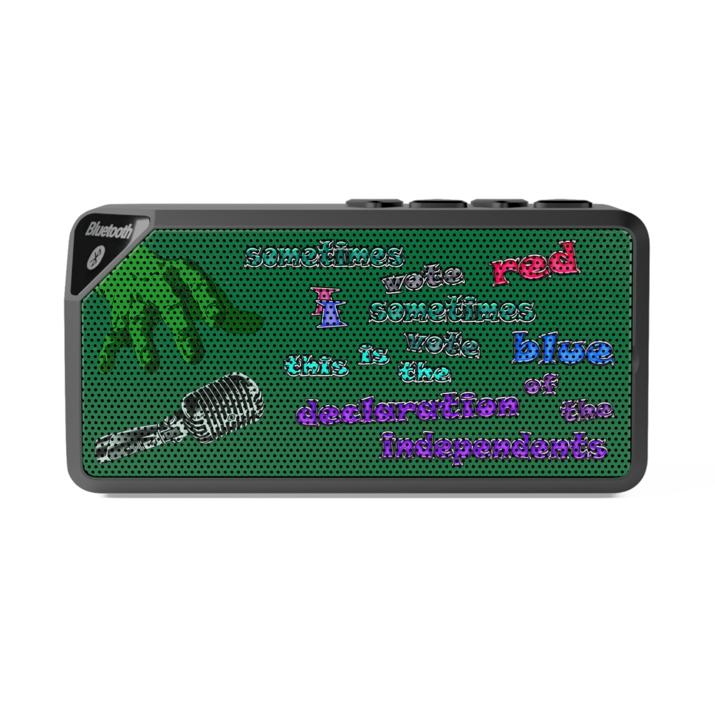 declaration of the independents - Jabba Bluetooth Speaker (dark green)