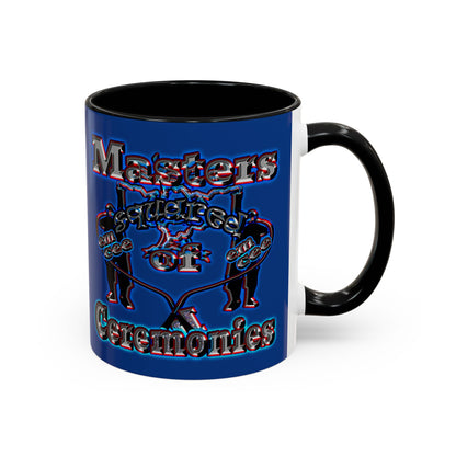 em cee squared - Accent Mug (dark blue)