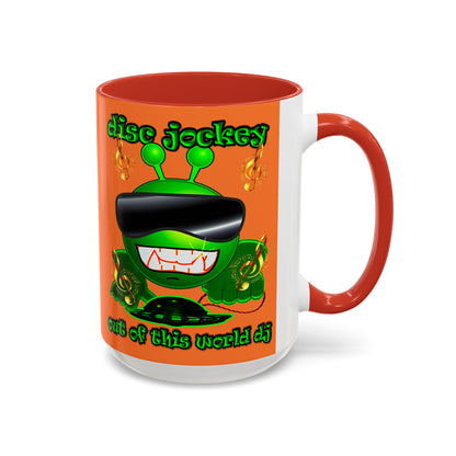 disc jockey - Accent Mug (crusta)