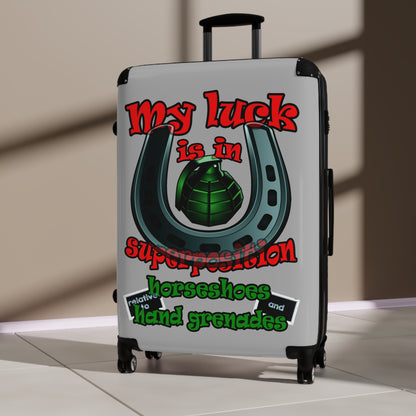 my luck - Suitcase (light grey)
