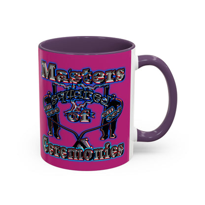 em cee squared - Accent Mug (pink)