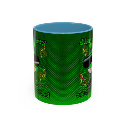 disc jockey - Accent Mug (logo green)