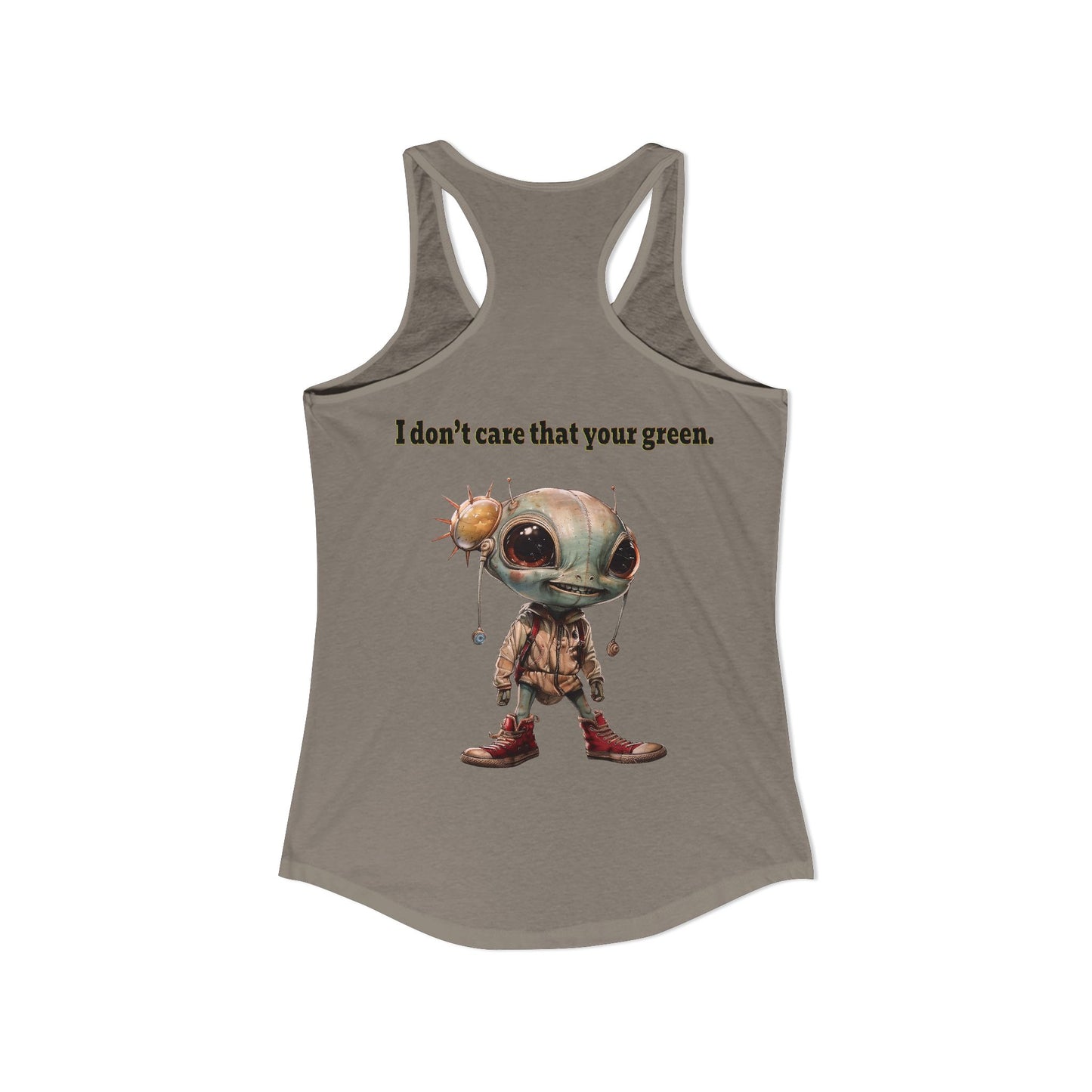I don't care that your grey - Women's Ideal Racerback Tank