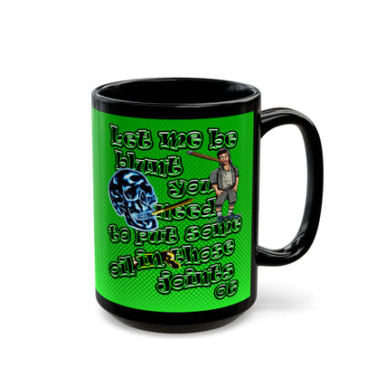 og - Black Mug (logo green)
