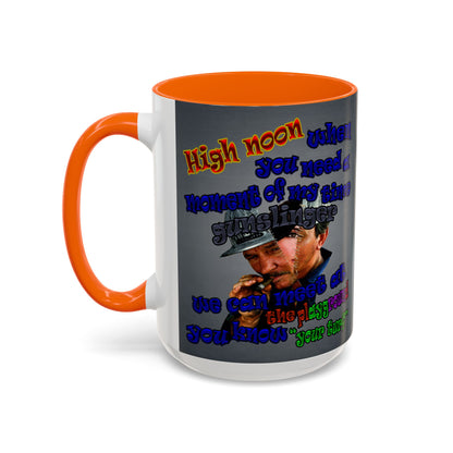 high noon - Accent Mug (grey-light grey)