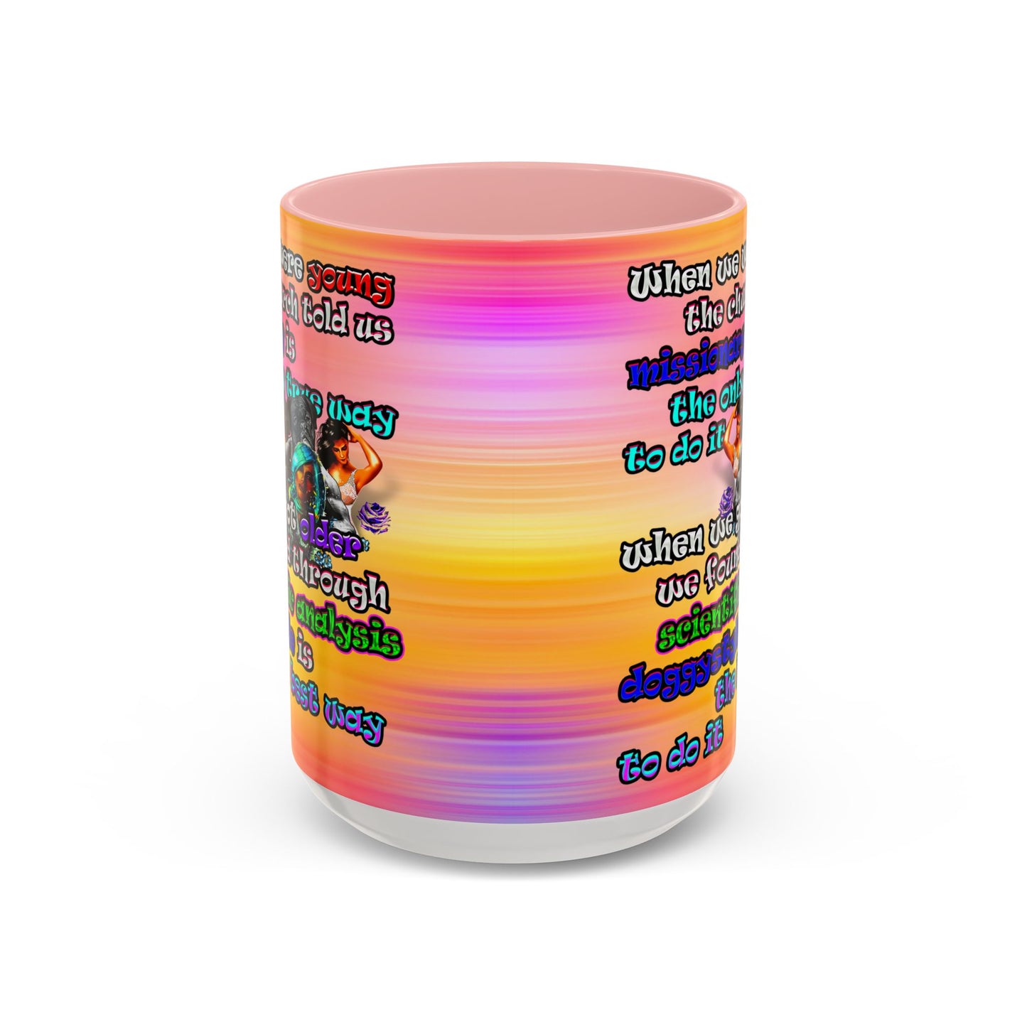 doggystyle - Accent Mug (color blur)