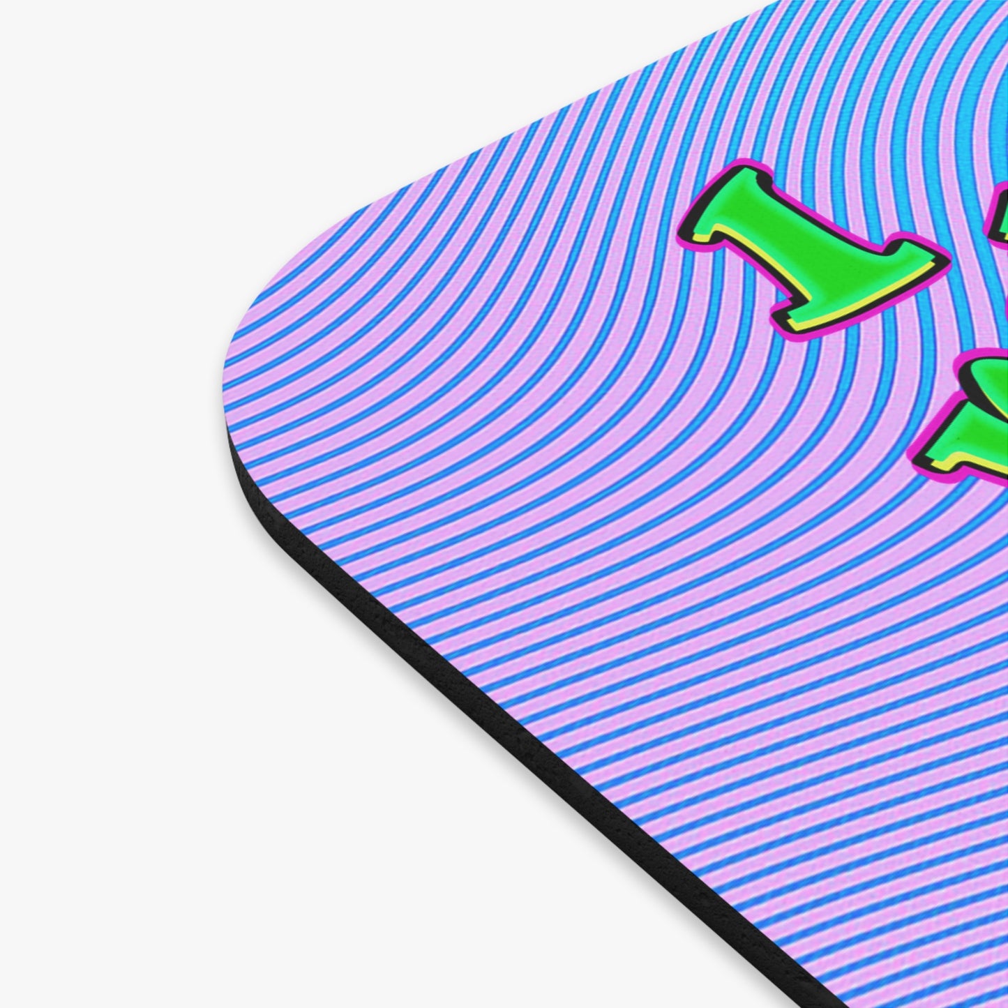 noticed you noticing - Mouse Pad (Rectangle) (light blue-purple wave)