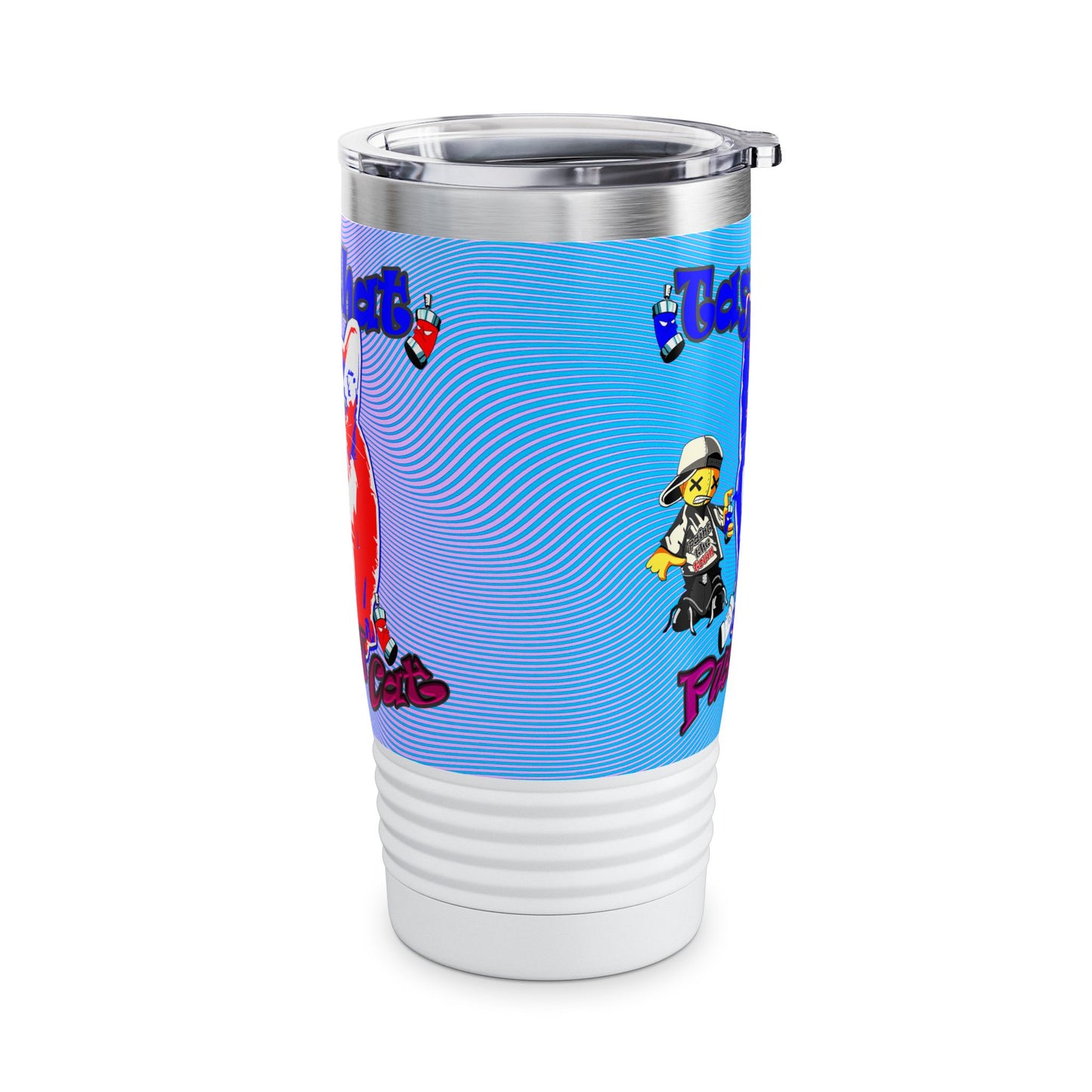 tag that - Ringneck Tumbler, 20oz (light blue-purple wave)