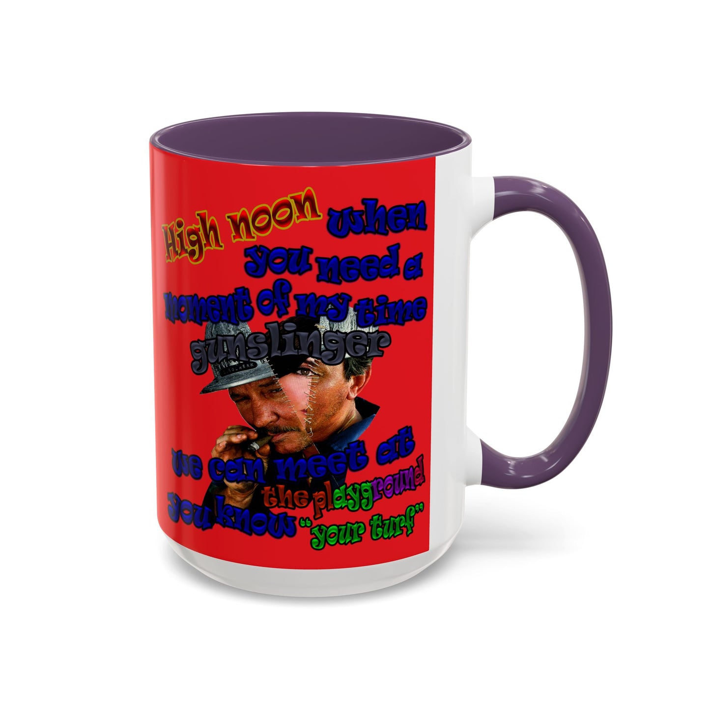 high noon - Accent Mug (red)
