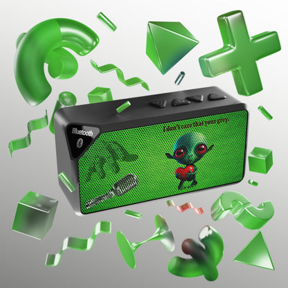 I don't care that your grey - Jabba Bluetooth Speaker (green turf)