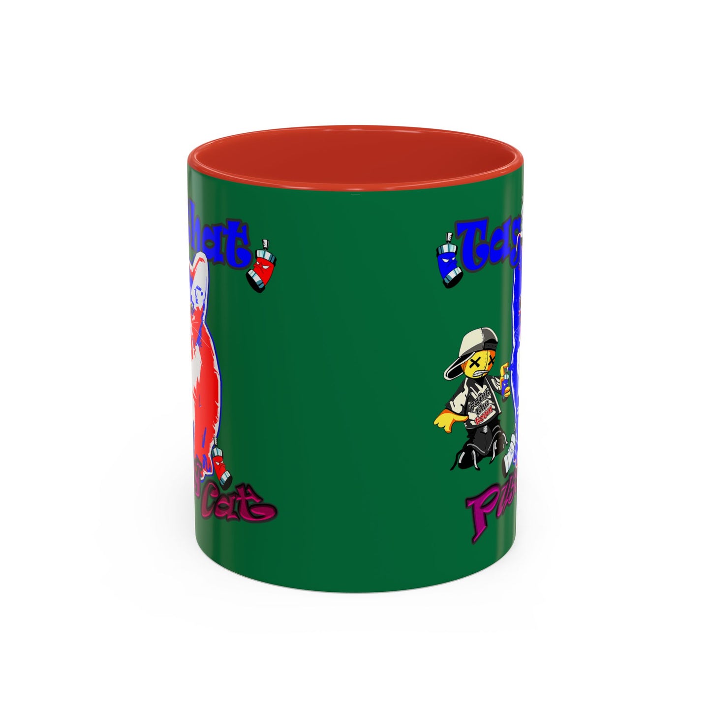 tag that - Accent Mug (dark green)