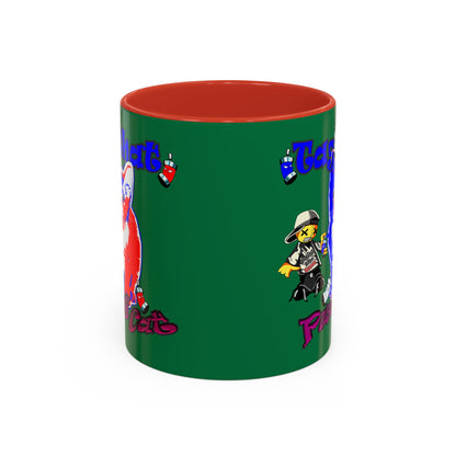tag that - Accent Mug (dark green)