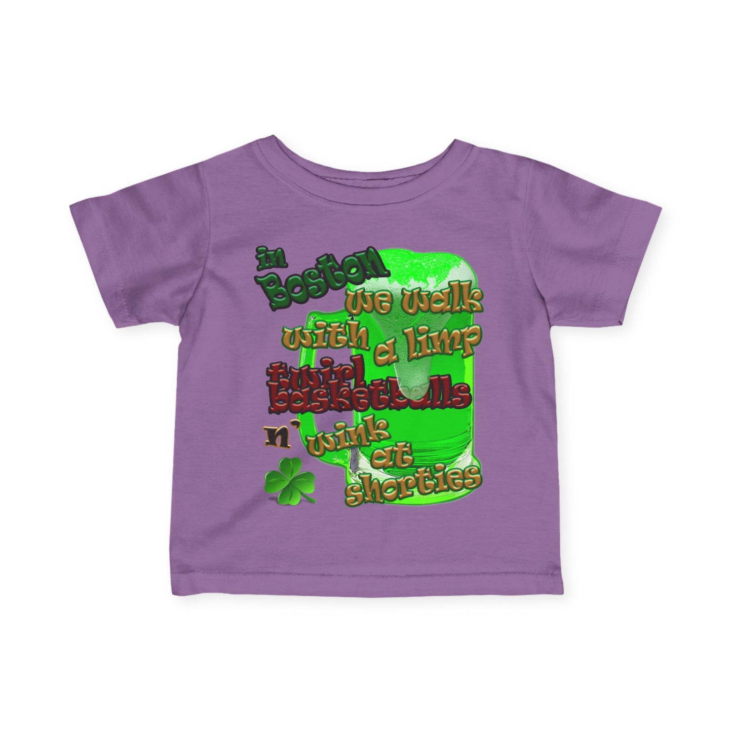 celtics logo - Infant Fine Jersey Tee