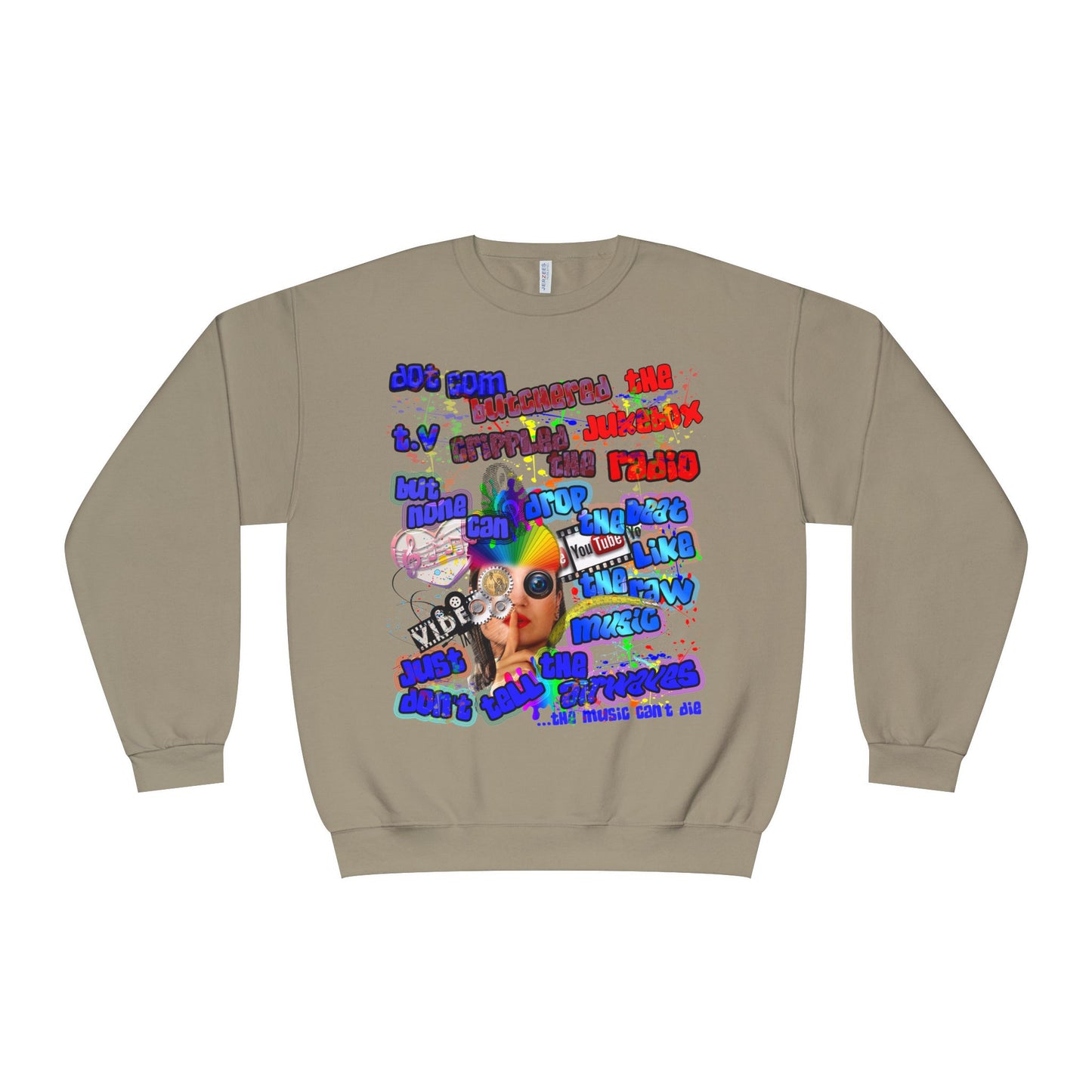 drop the beat - Unisex NuBlend® Crewneck Sweatshirt