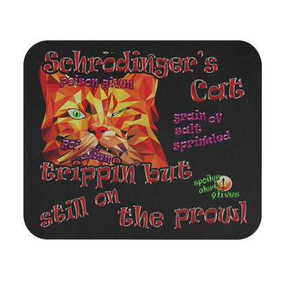 schrodinger's cat - Mouse Pad (Rectangle) (black)