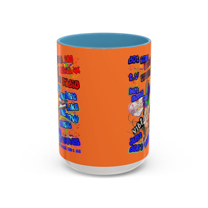 drop the beat - Accent Mug (crusta)