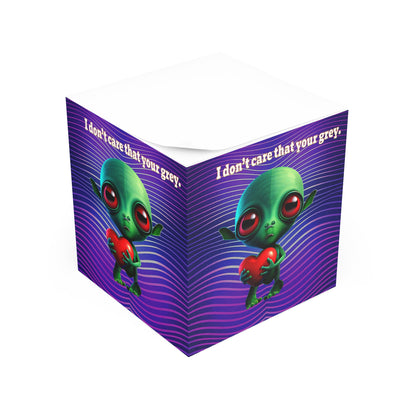 I don't care that your grey - note cube (purple wave)