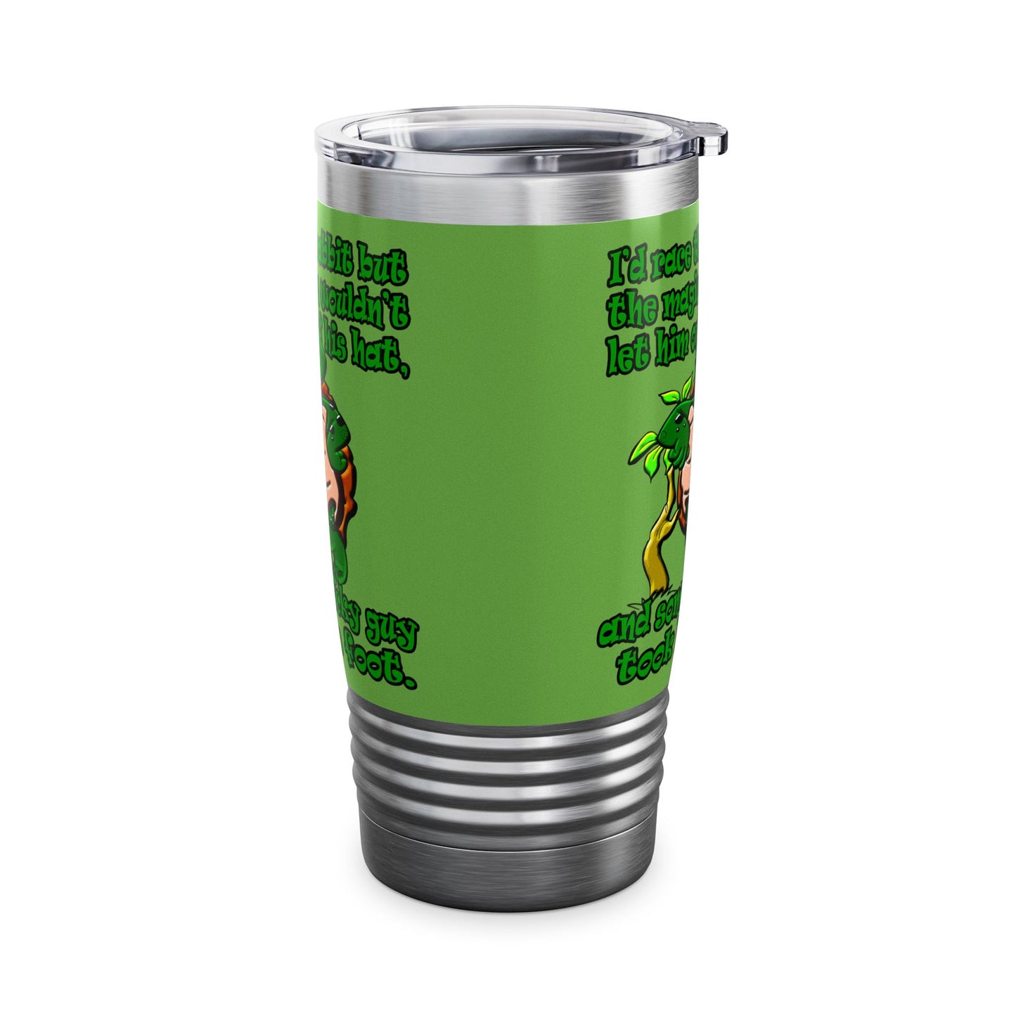 turtle race - Ringneck Tumbler, 20oz (green)