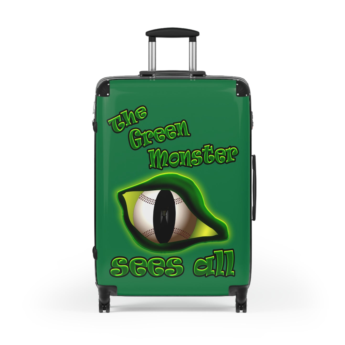 green monster - Suitcase (dark green)