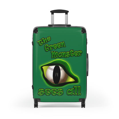 green monster - Suitcase (dark green)