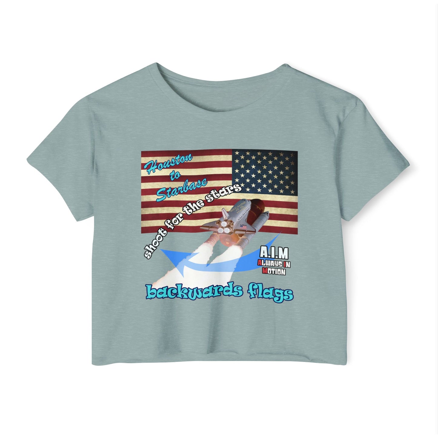 shoot for the stars - Women's Festival Crop Top