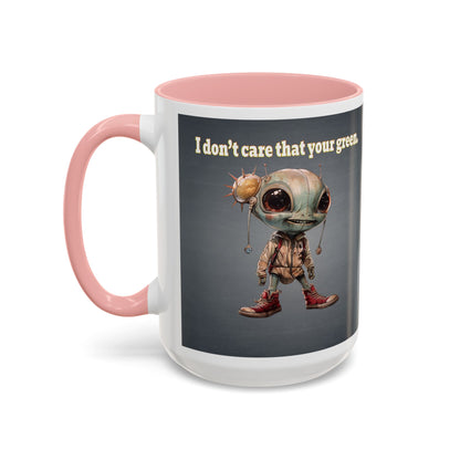 I don't care that your grey - Accent Mug (grey-light grey)
