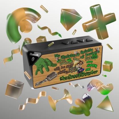 christmas spirits of boston - Jabba Bluetooth Speaker (butterscotch wood finish)