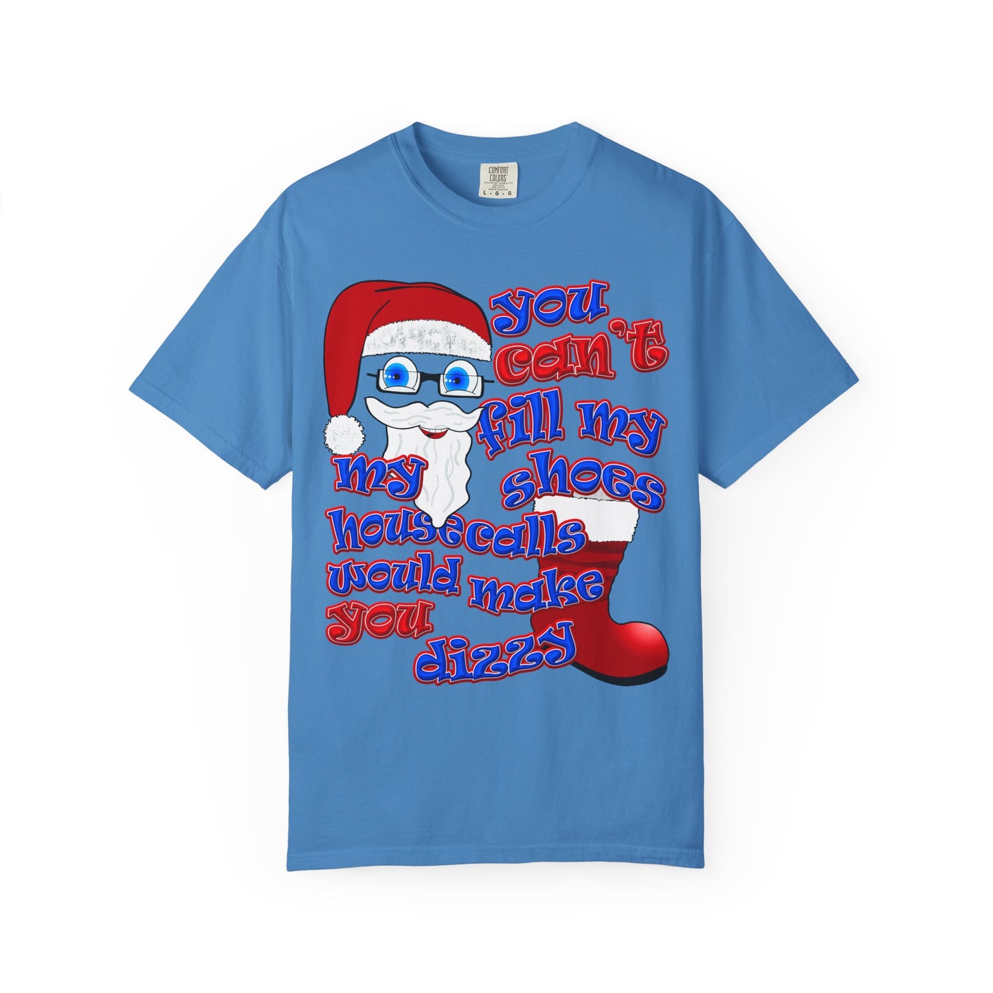 santa's shoes - Unisex Garment-Dyed T-shirt