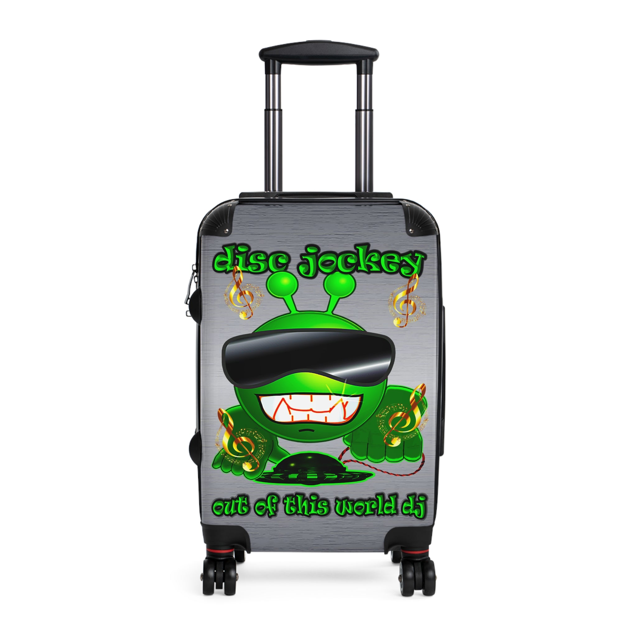 disc jockey - Suitcase (brushed nickel)