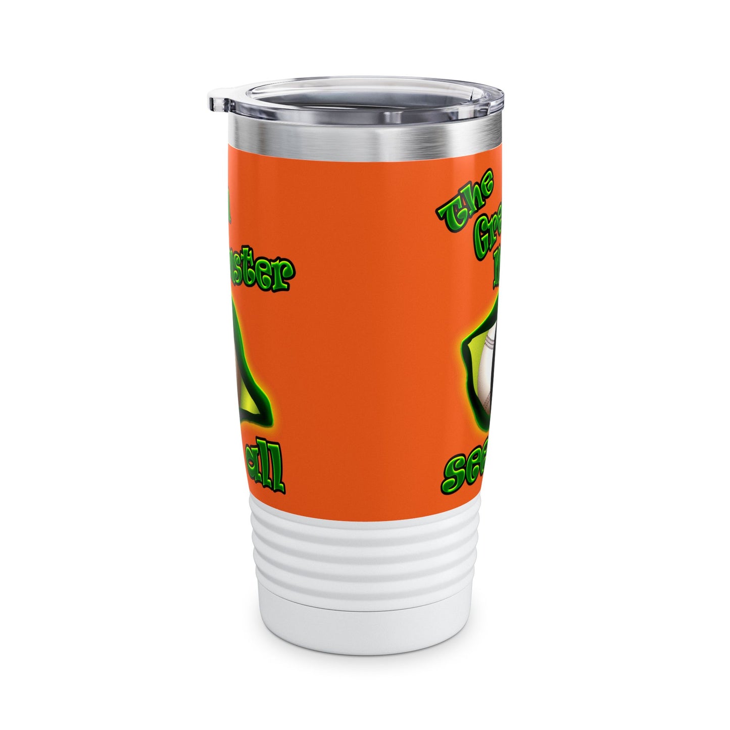 green monster - Ringneck Tumbler, 20oz (orange)