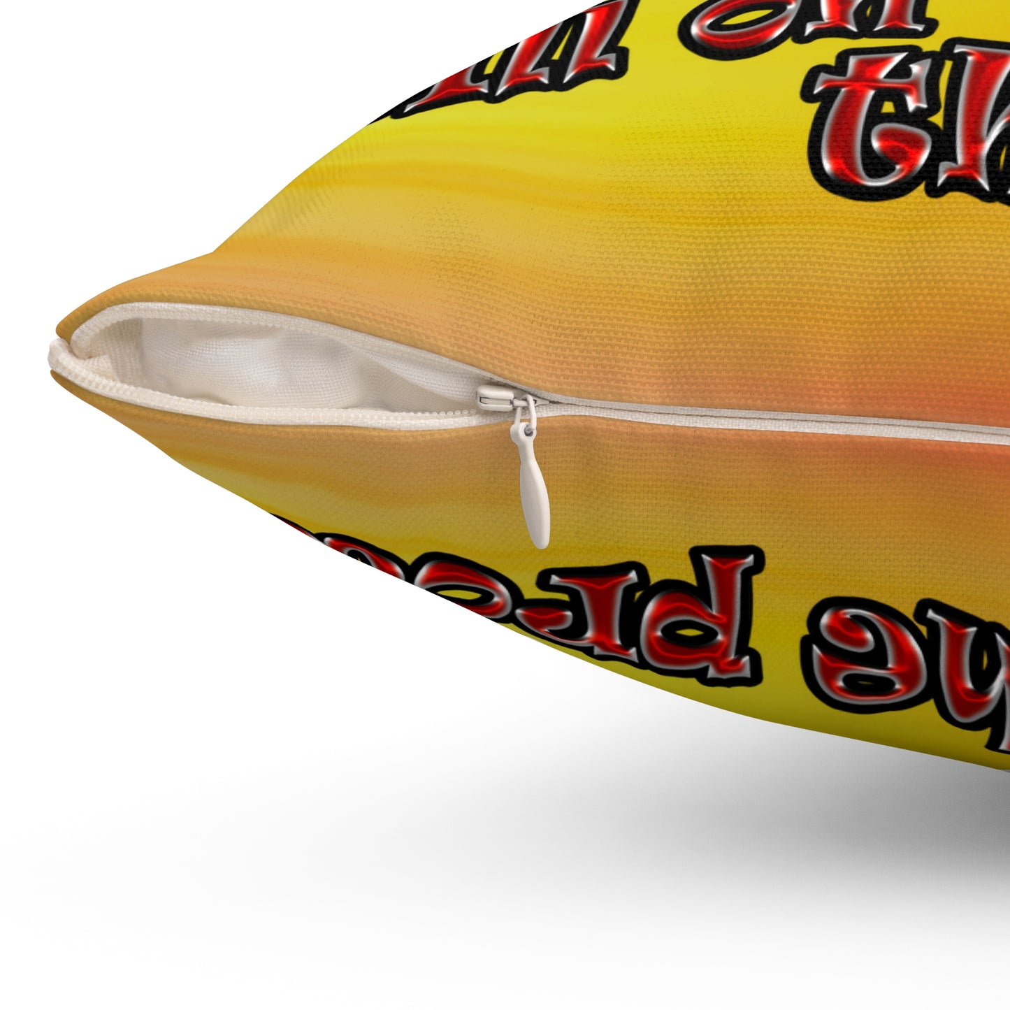 schrodinger's cat - Spun Polyester Square Pillow - (color blur)