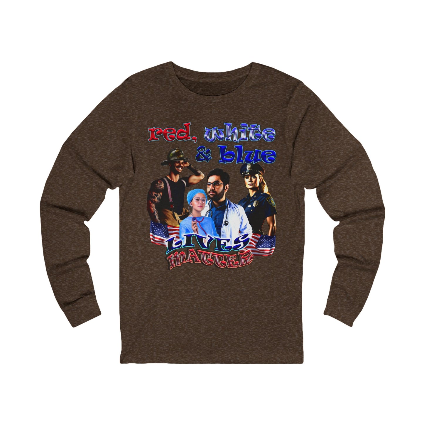 rw&b lives matter - Unisex Jersey Long Sleeve Tee