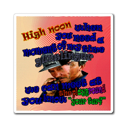high noon - Magnets - (yellow-orange wave)
