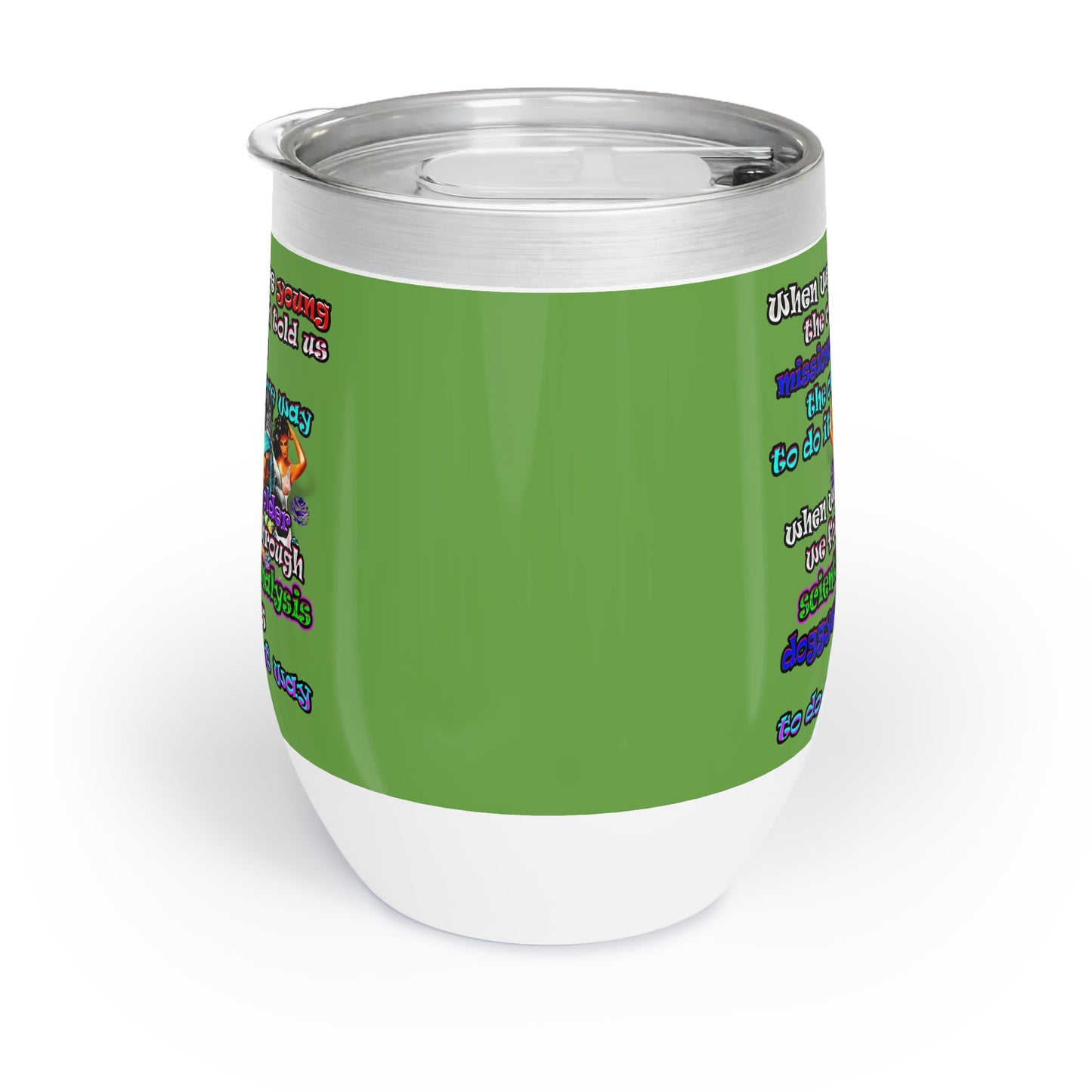 doggystyle - Chill Wine Tumbler (green)