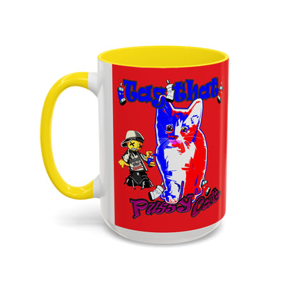 tag that - Accent Mug (red)